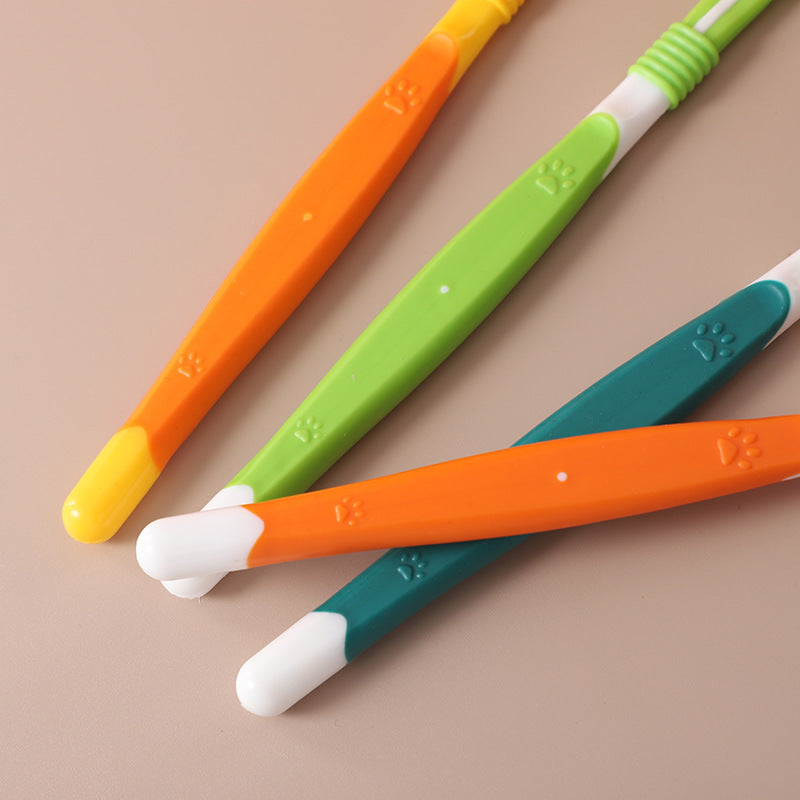 Pet Toothbrush with Nylon Bristles