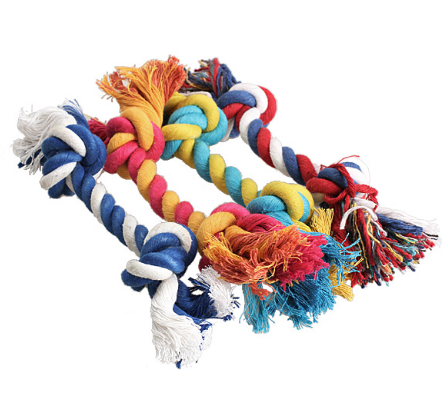Double-Knot Cotton Rope Dog Toy