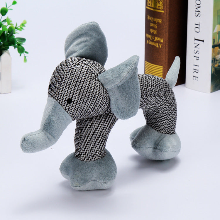 Squeaky Plush Animal Toy for Dogs