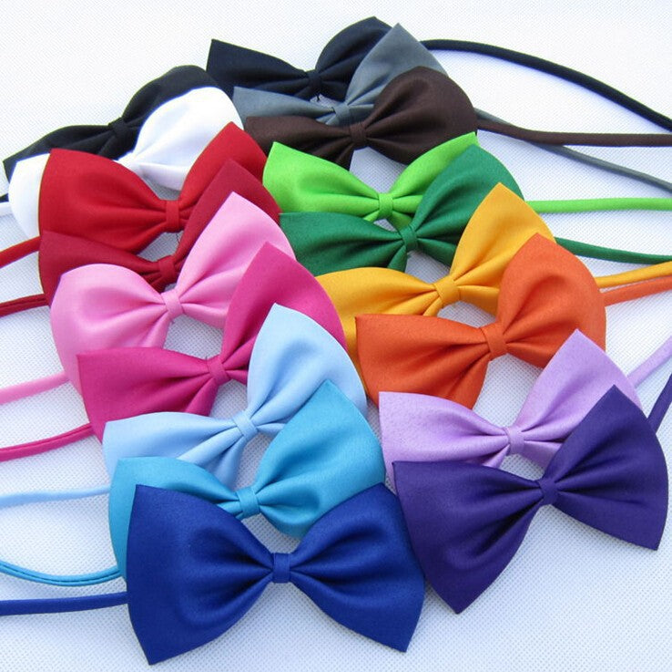 Adjustable Solid Color Pet Bow Tie