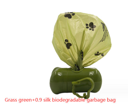 Pet Poop Bags for Dogs and Cats - Green garbage bag set / 1roll