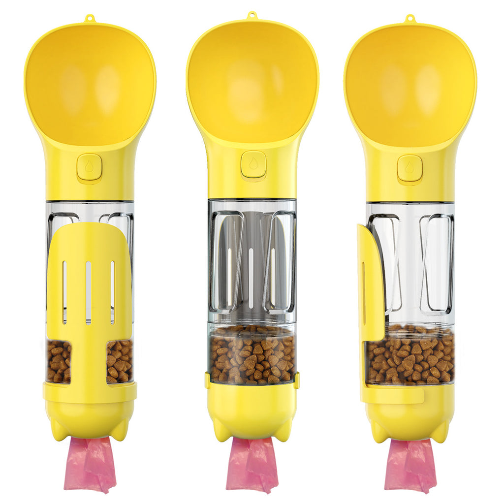 3-in-1 Dog Water Bottle and Feeder