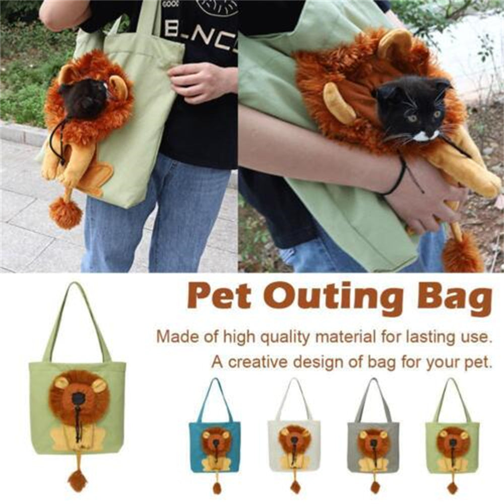 Lion Design Pet Carrier Bag