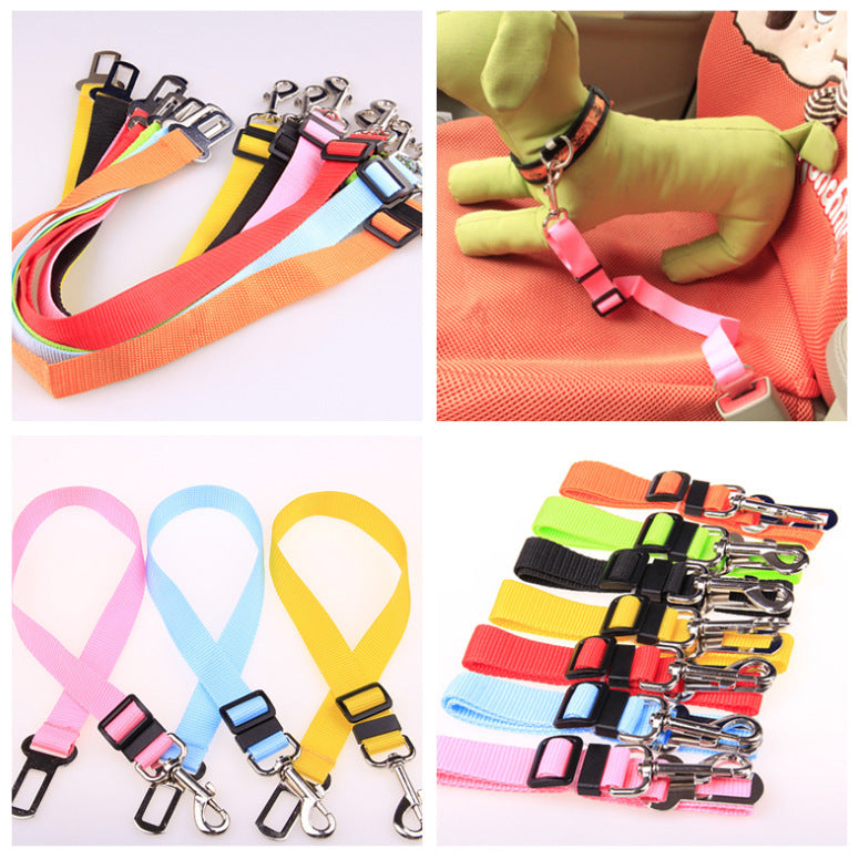 Polyester Dog Car Seat Belt Tether