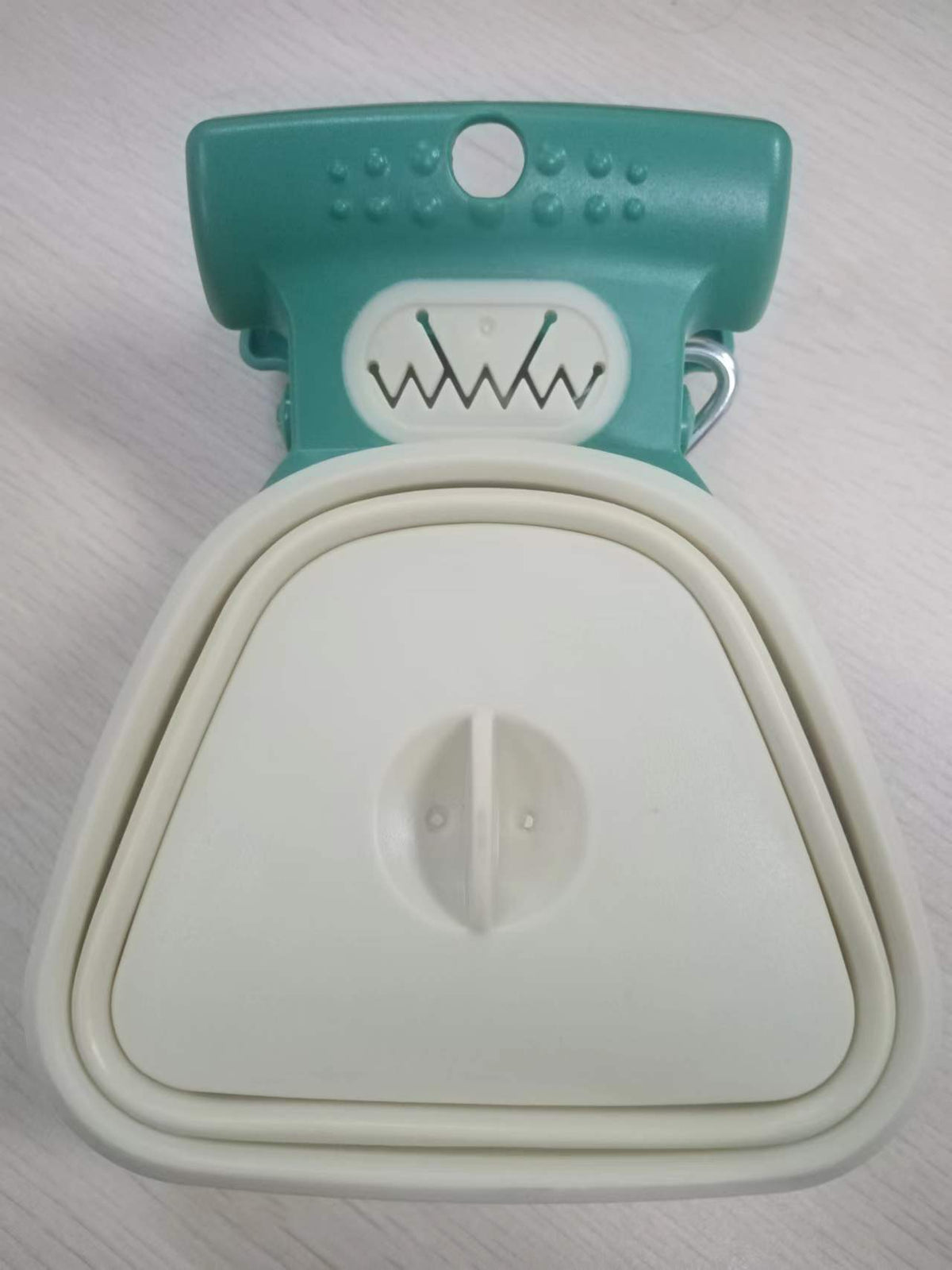 Foldable Poop Scooper With Bag Dispenser - Green mustard / Big