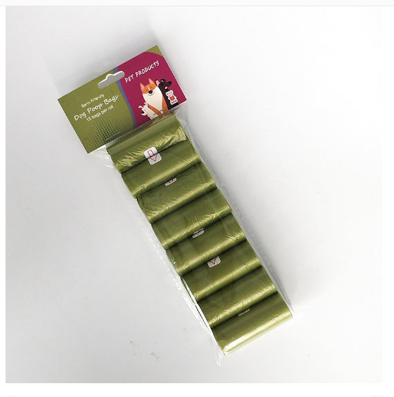 Pet Poop Bags for Dogs and Cats - Green / 8rolls