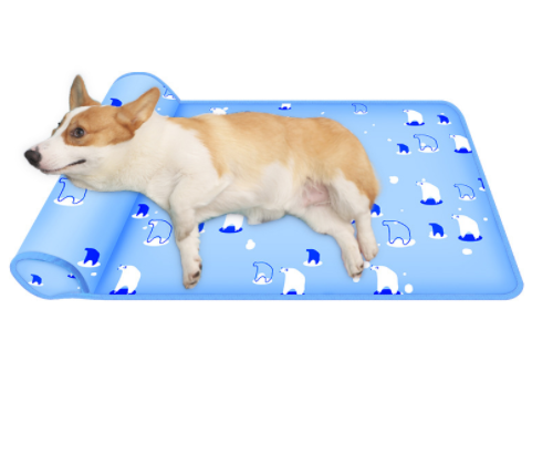 Non-Slip Padded Ice Silk Pet Mat