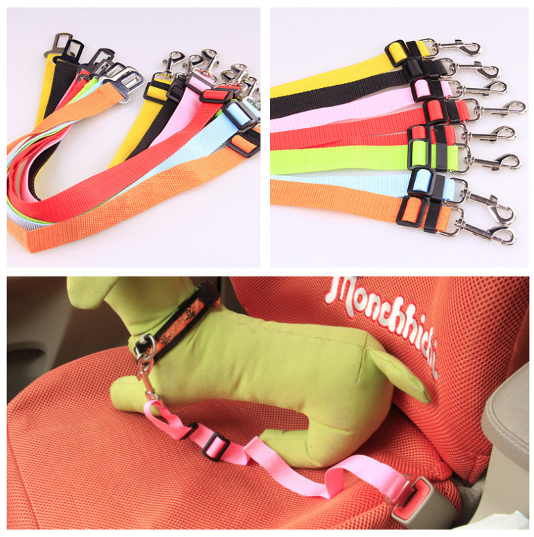 Polyester Dog Car Seat Belt Tether