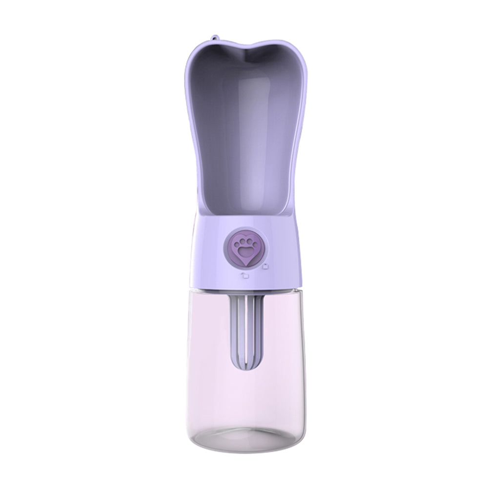 Twist-Lock Pet Water Bottle - Purple / Q1pc