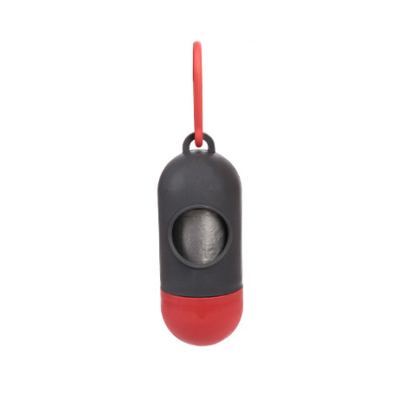 Plastic Dog Poop Bags - Red black