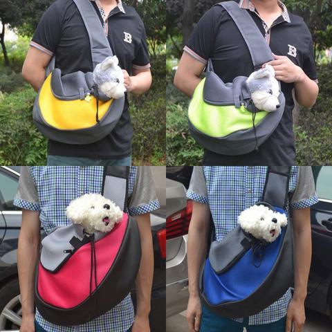 Padded Mesh Pet Sling Bag