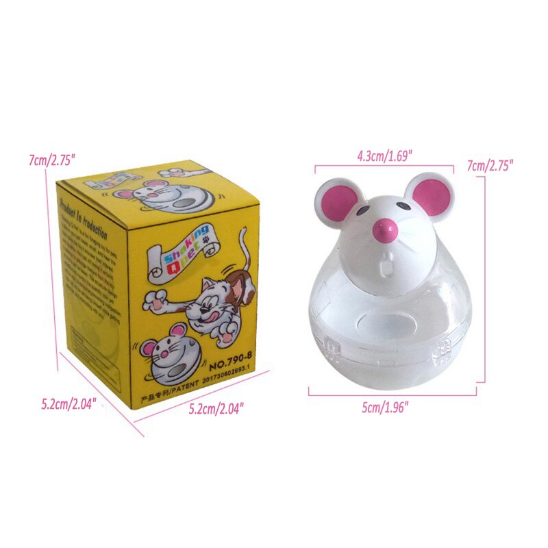 Mouse-Shaped Treat Tumbler for Pets