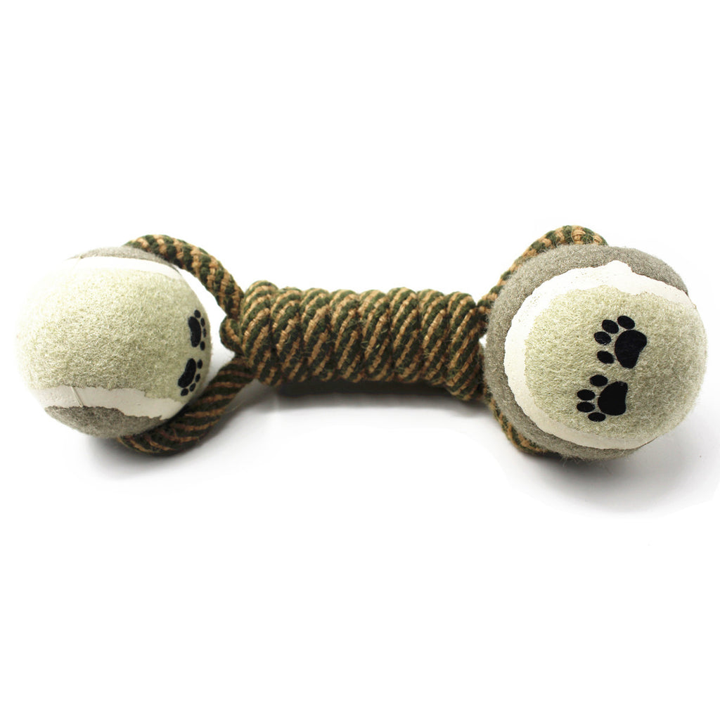 Rope Dumbbell Tug Toy for Dogs