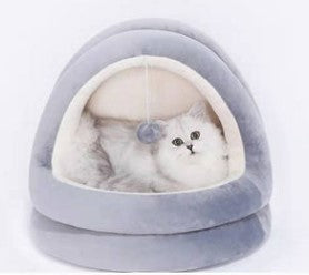Cozy Cat Cave Bed