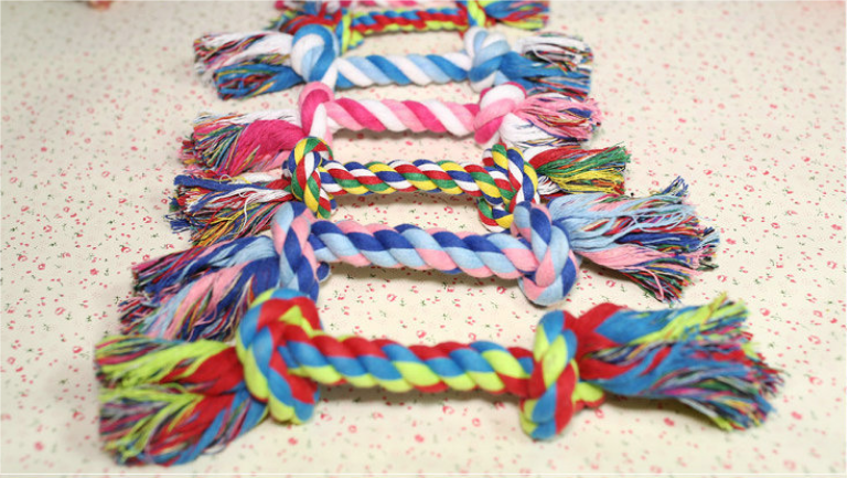 Double-Knot Cotton Rope Dog Toy