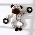 Plush Donkey and Friends Dog Toy - Bear