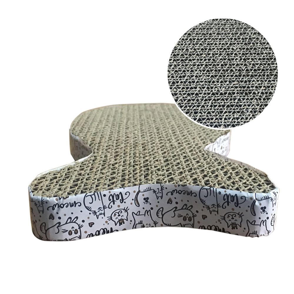 Shaped Corrugated Cat Scratch Pad