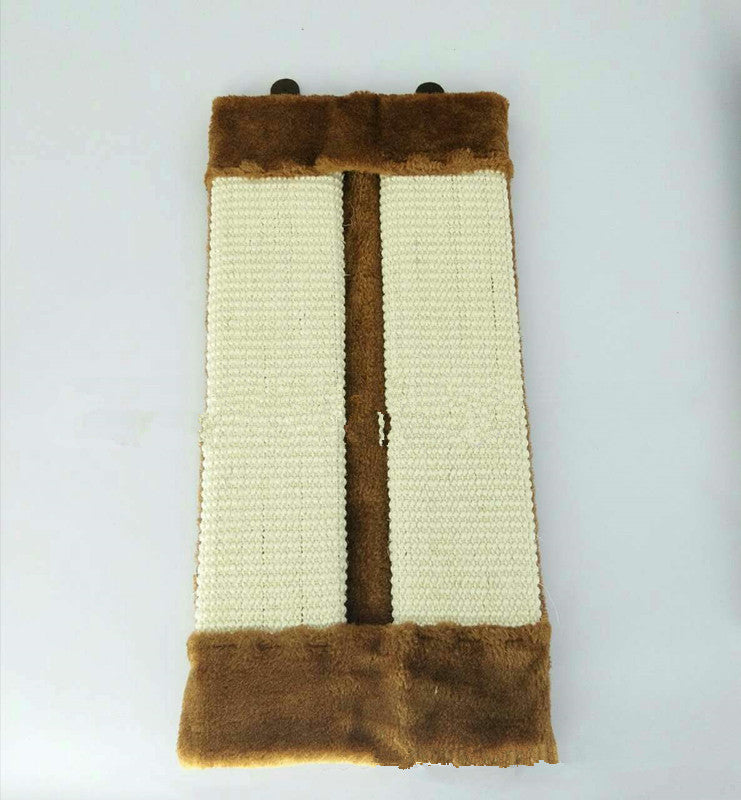 Foldable Sisal and Plush Cat Scratcher