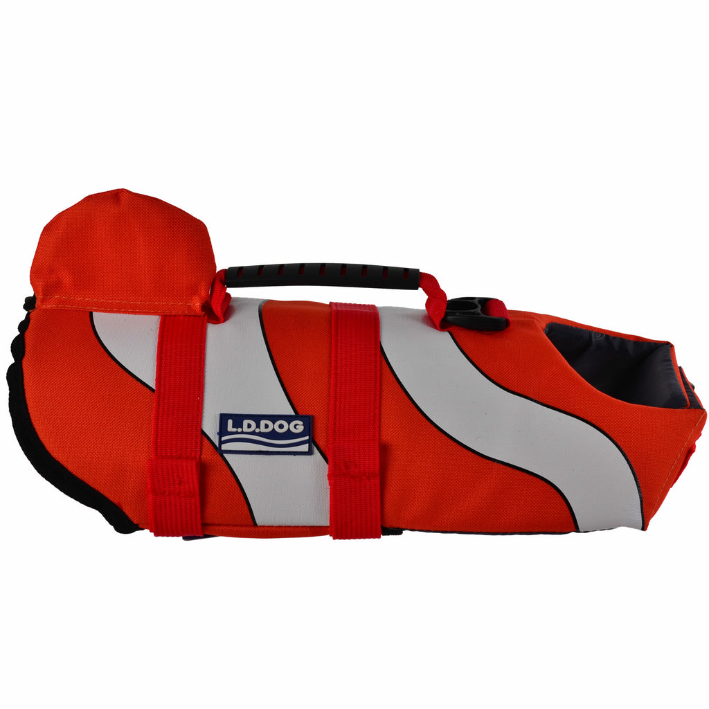 Shark and Mermaid Dog Life Vest