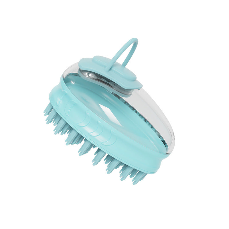 Compact Dog Bath Massage Brush - Blue