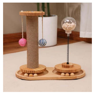 Treat-Dispensing Puzzle Toy for Cats