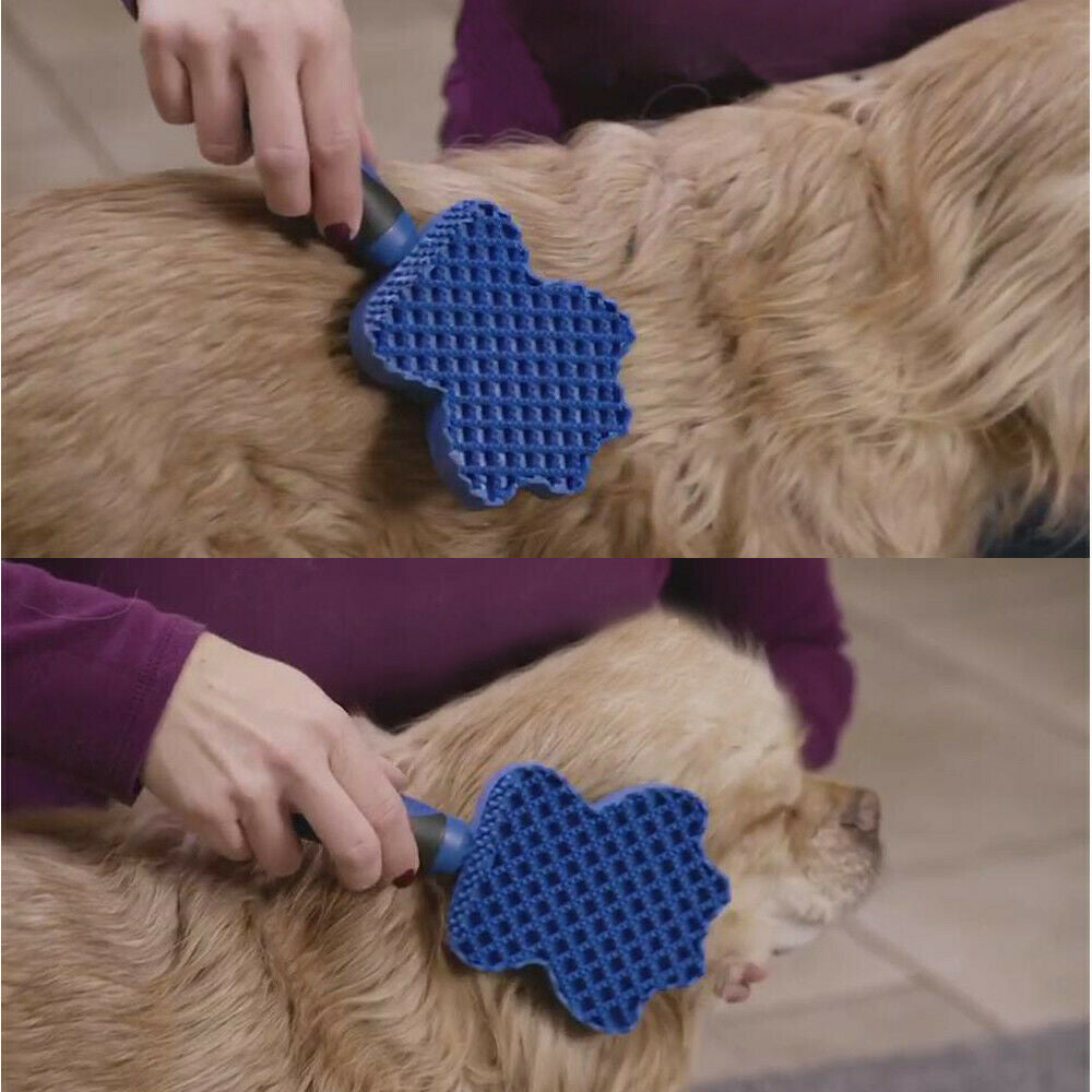 Double-Sided Silicone Pet Grooming Brush