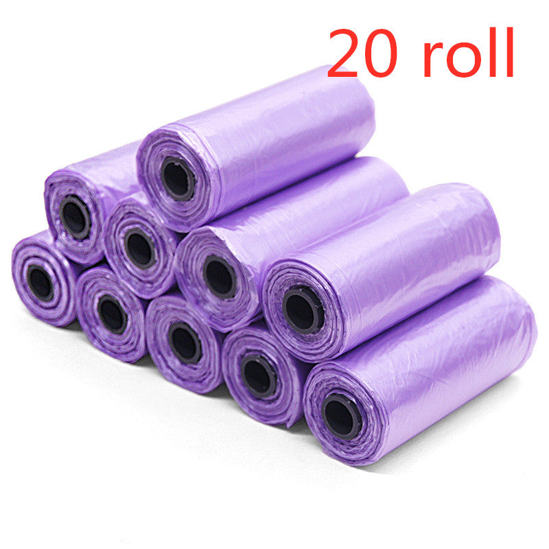Pet Poop Bags for Dogs and Cats - Purple / 20roll