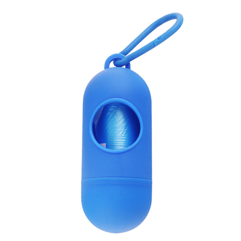 Poop Bag Dispenser with Clip - Blue