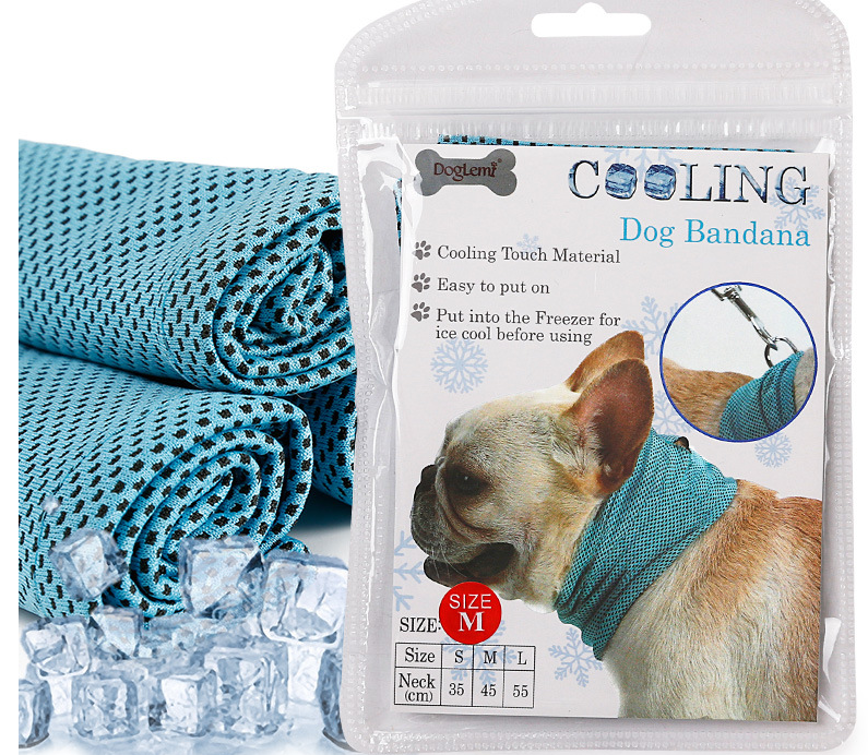 Cool-Feel Dog Bandana Collar