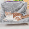 Plush Cat Hammock Bed - Grey