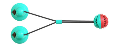 Suction Cup TPR Chew Toy for Dogs