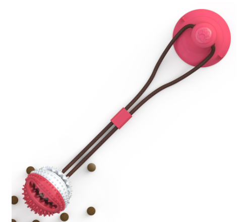 Suction Cup Tug Ball Toy for Dogs - H