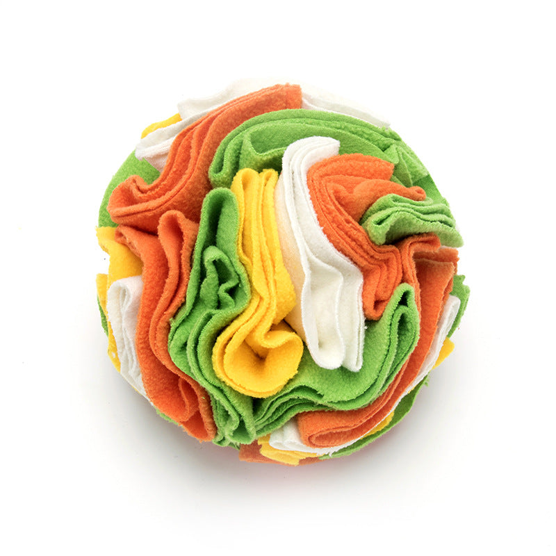 Fleece Snuffle Ball for Dogs and Cats