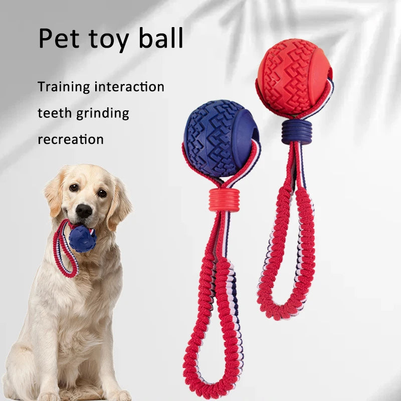 Ball Toy with Elastic Rope for Dogs