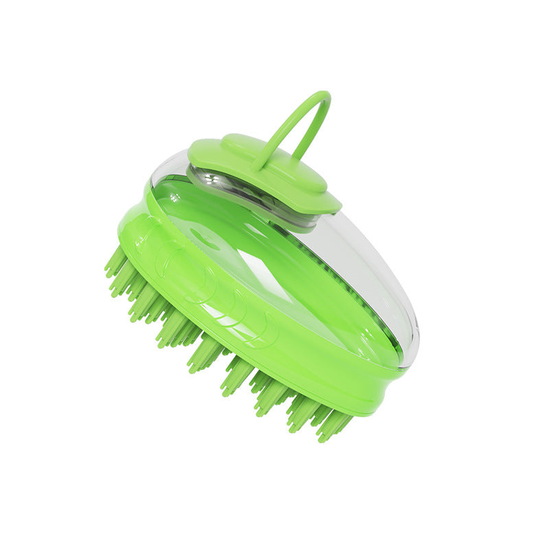 Compact Dog Bath Massage Brush - Green