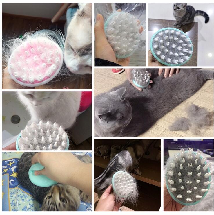 Silicone Dog Bath Massage Brush