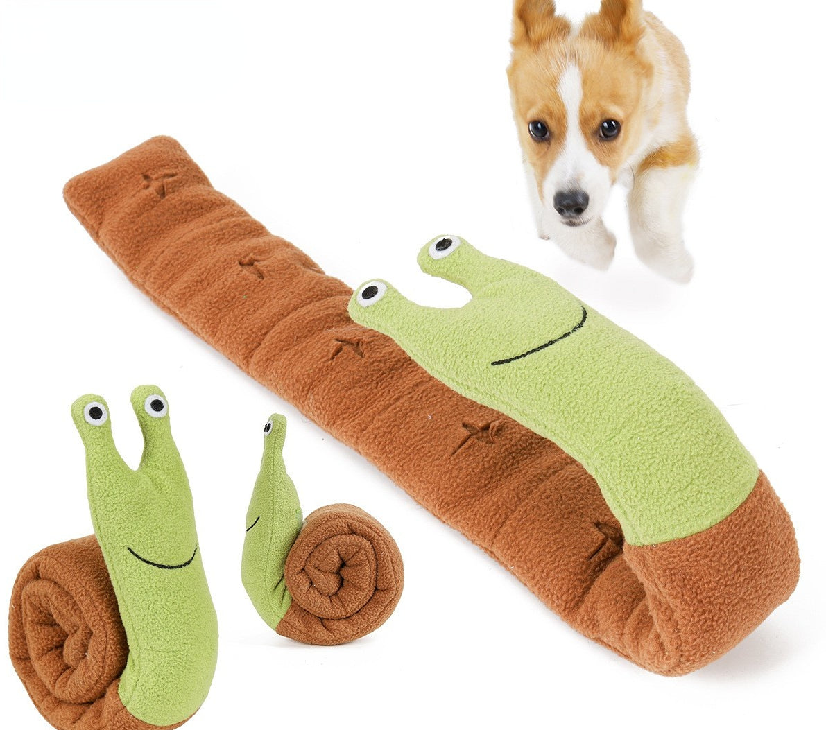 Snail-Shaped Snuffle Toy for Dogs