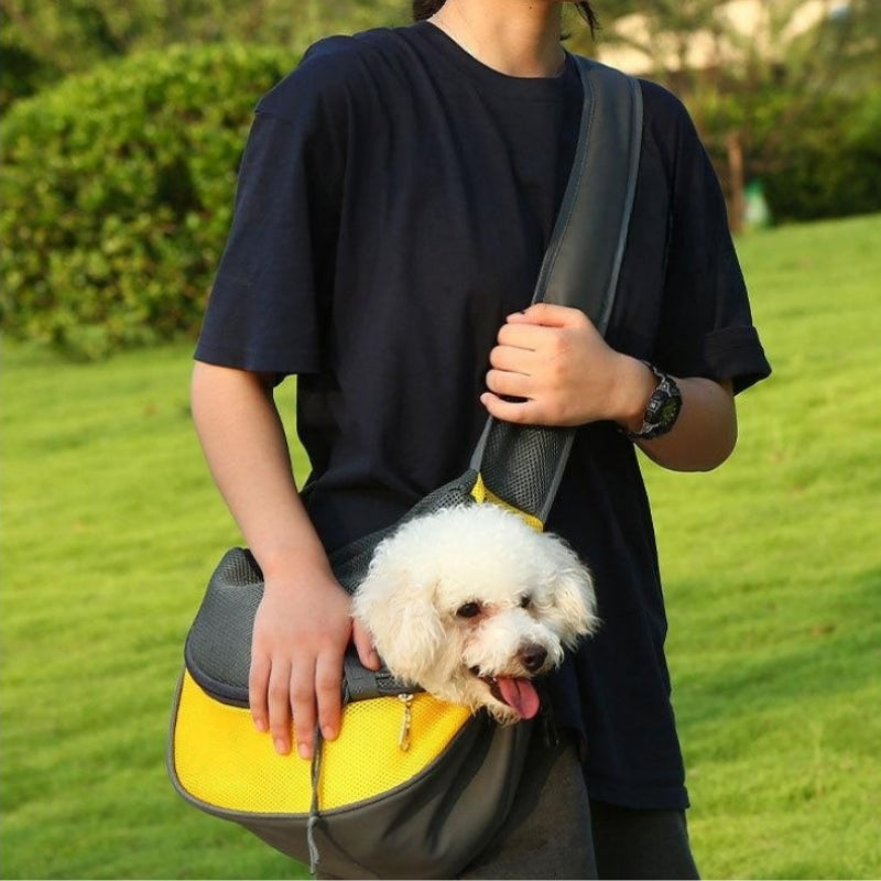 Mesh Pet Sling Tote Bag