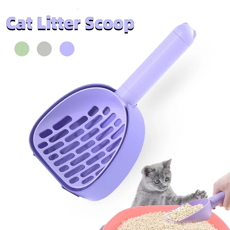 Cat Litter Scoop with Bag Storage