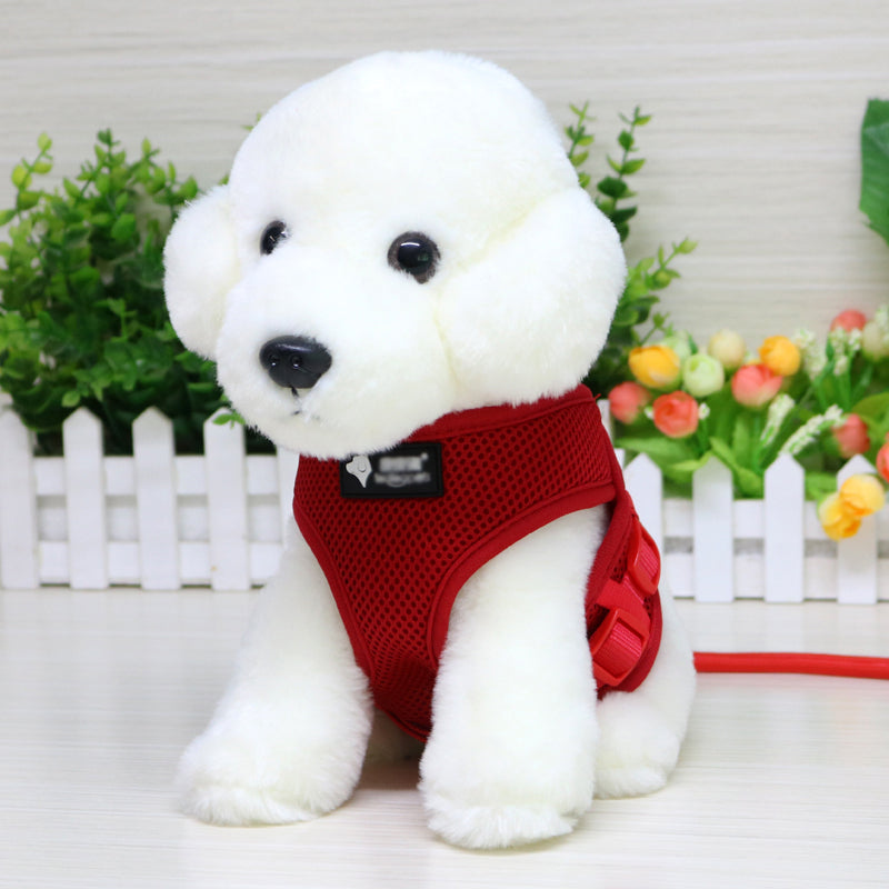 Mesh Dog Harness and Leash Set