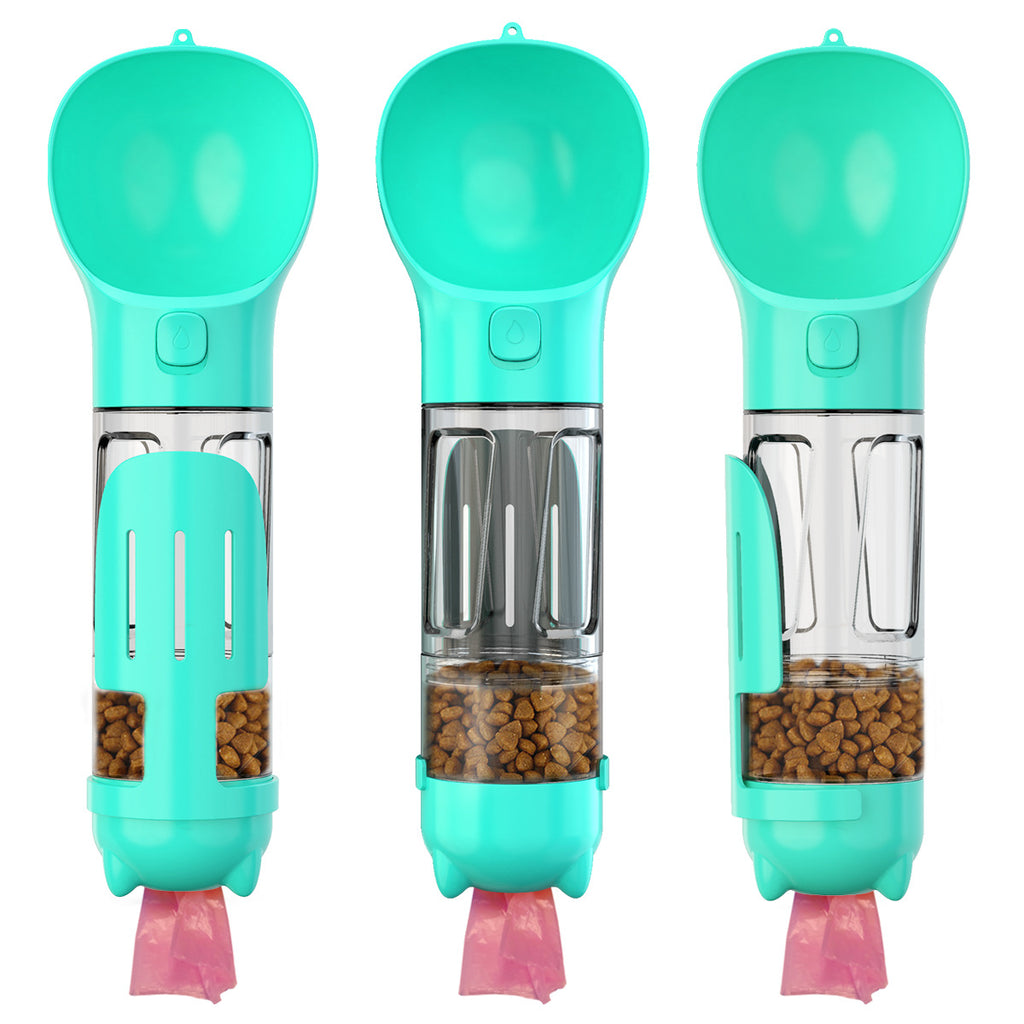 3-in-1 Dog Water Bottle and Feeder