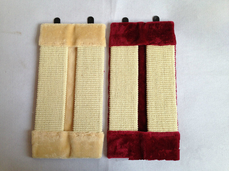 Foldable Sisal and Plush Cat Scratcher
