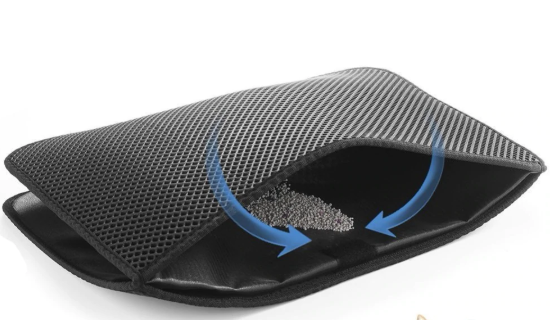 Foldable Honeycomb EVA Cat Litter Mat