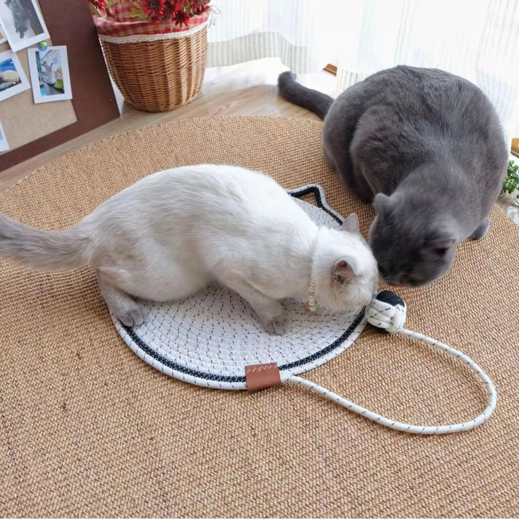 Braided Cotton Rope Cat Scratching Mat