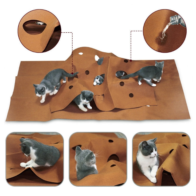 Felt Cat Activity Play Mat