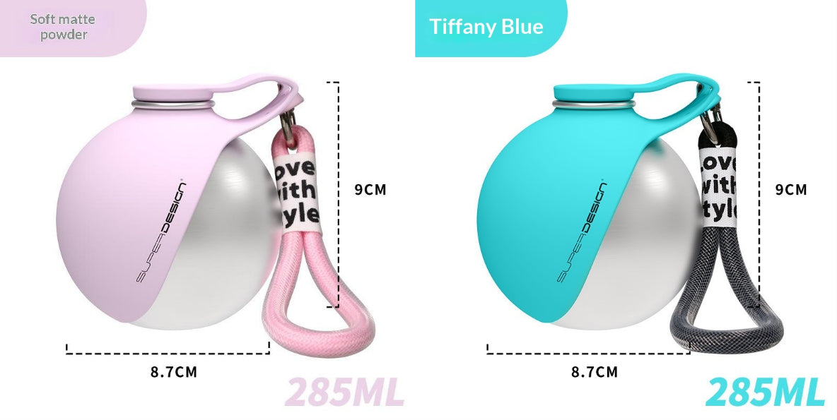 Dog Water Bottle with Waste Bag Dispenser