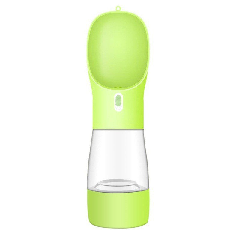 Wide-Mouth Dog Travel Water Bottle - Green / Solid color