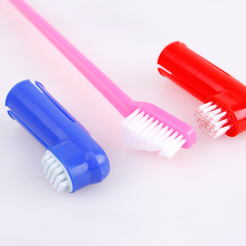 Pet Toothbrush and Finger Brush Set