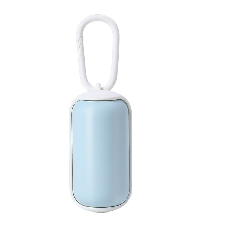 Portable Poop Bag Dispenser - Blue white