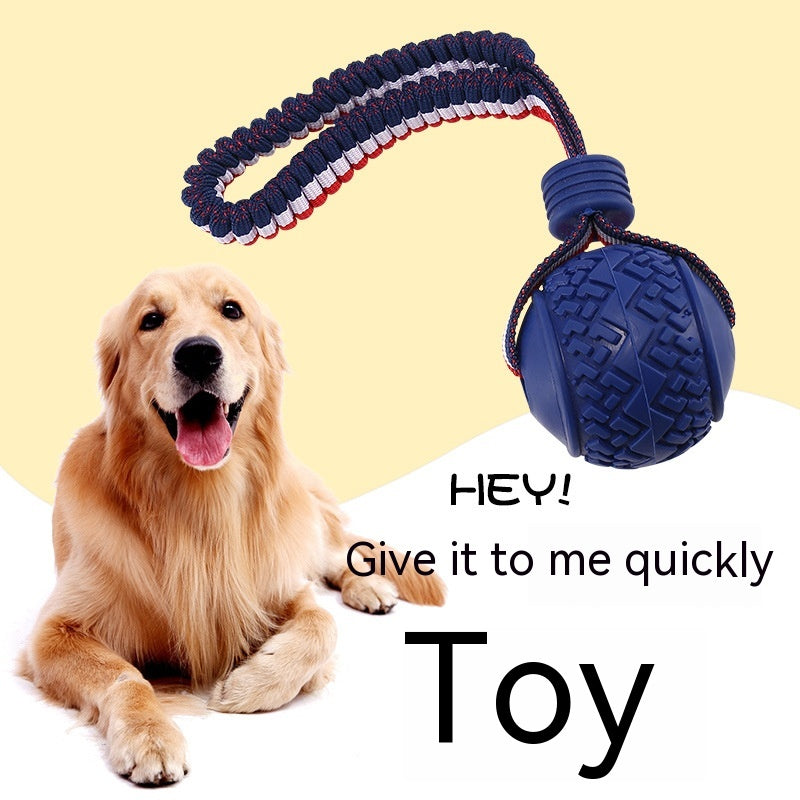 Ball Toy with Elastic Rope for Dogs